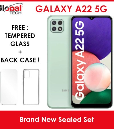三星Galaxy A22 5G 128GB Rom+4GB Ram（免费：钢化玻璃+后盖）